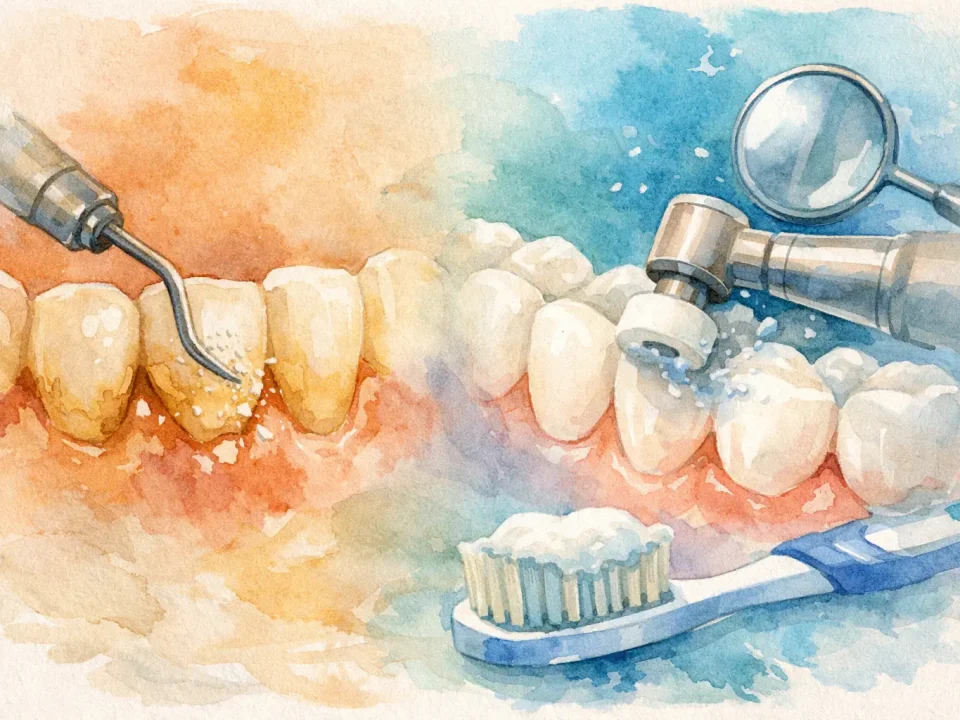 Differenza tra detartrasi e pulizia denti