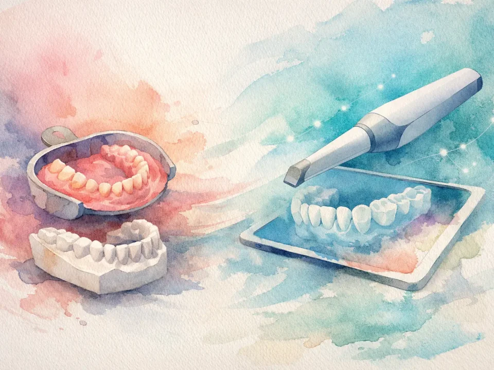 Dimentica le vecchie impronte e paste dentali