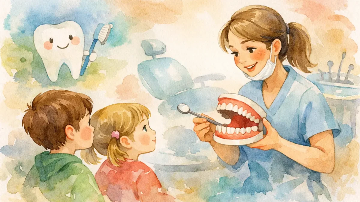 Come spiegare il dentista ai bambini