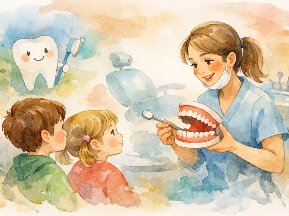 Come spiegare il dentista ai bambini