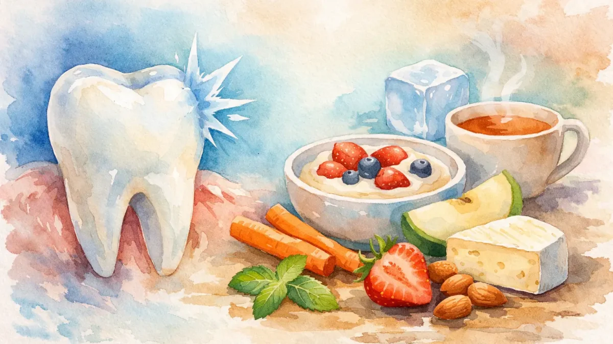 Denti sensibili: cosa mangiare davvero