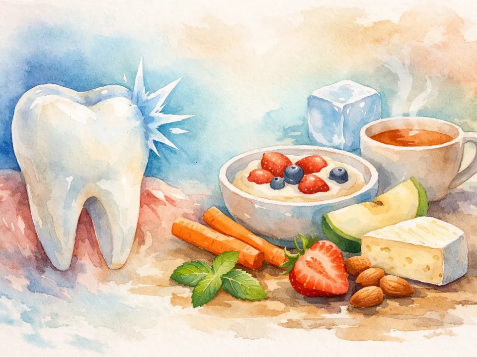 Denti sensibili: cosa mangiare davvero