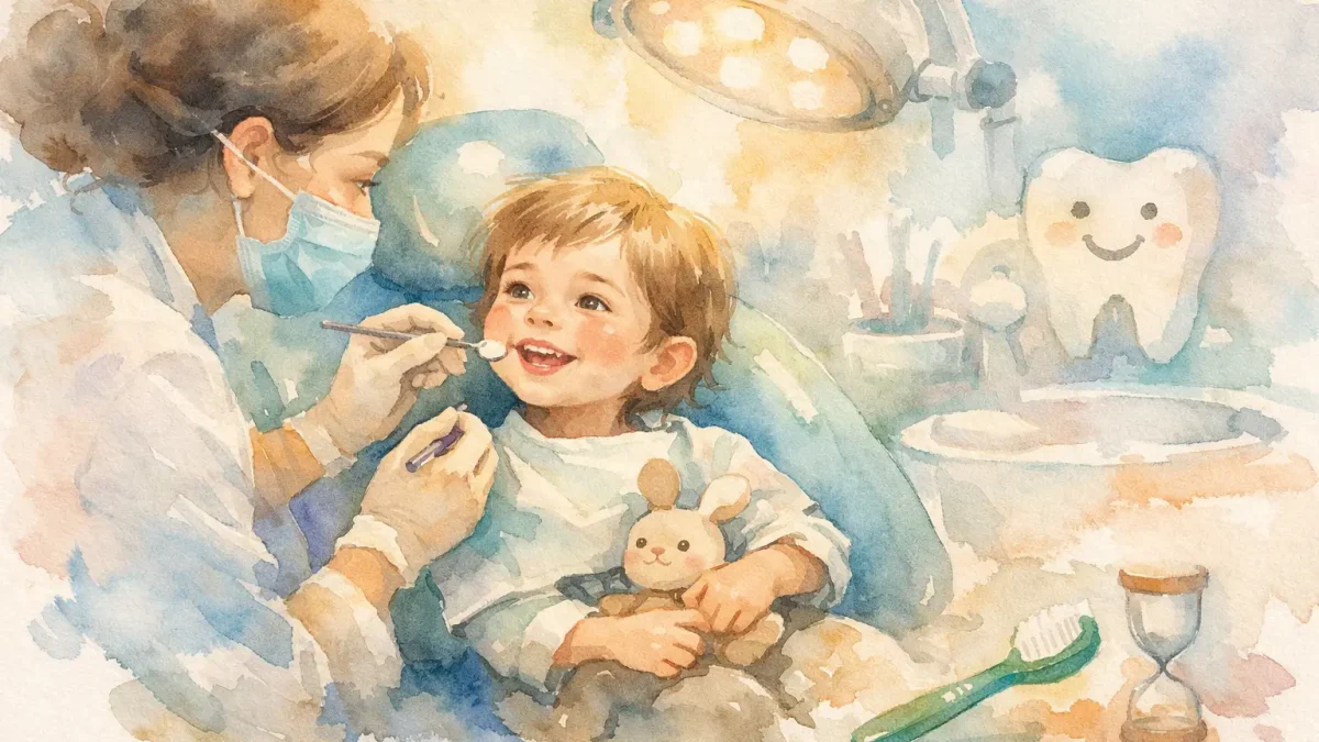 Prima visita dentista bambini: quando farla