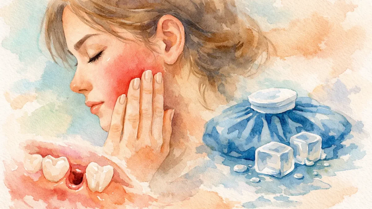 Come gestire il gonfiore dopo estrazione