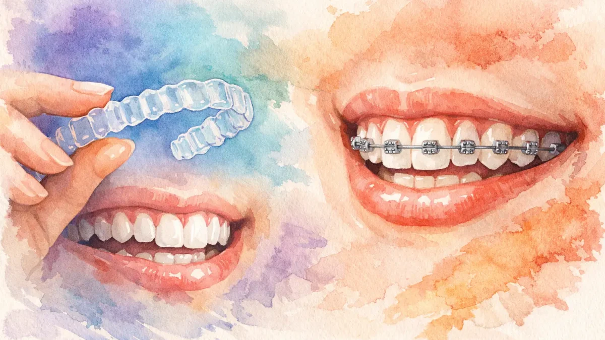 Invisalign o apparecchio fisso: quale scegliere?